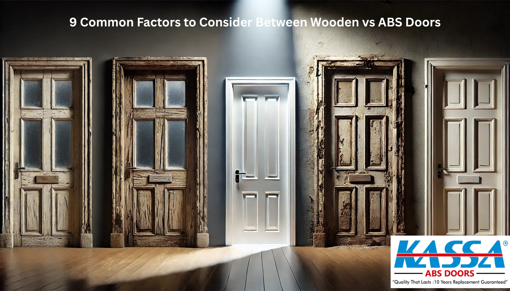 Common characteristics to Consider Between Wooden vs ABS Doors, Kassa