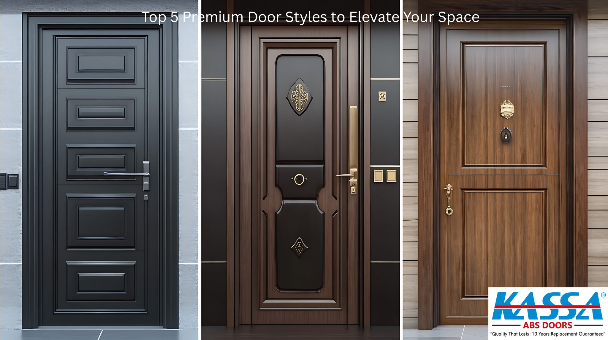Premium Door Designs to promote your space, Kassa